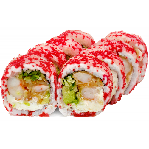 Каліфорнія з креветкою в ікрі