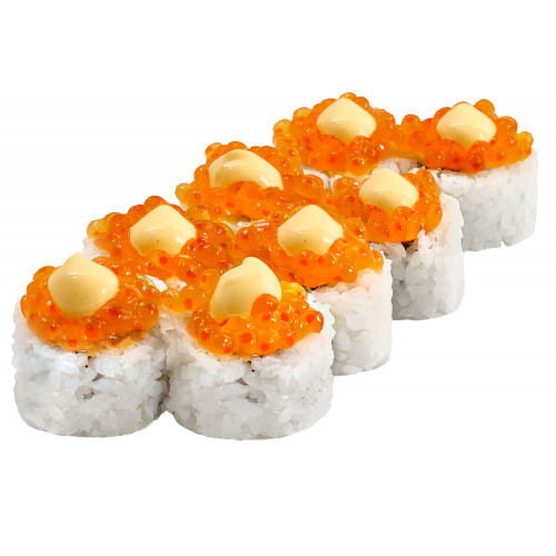 Рол з ікрою та крем-сиром